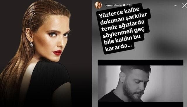 Sosyal medyada geniş yankı uyandıran müzik camiası polemiğini simgeleyen görsel
