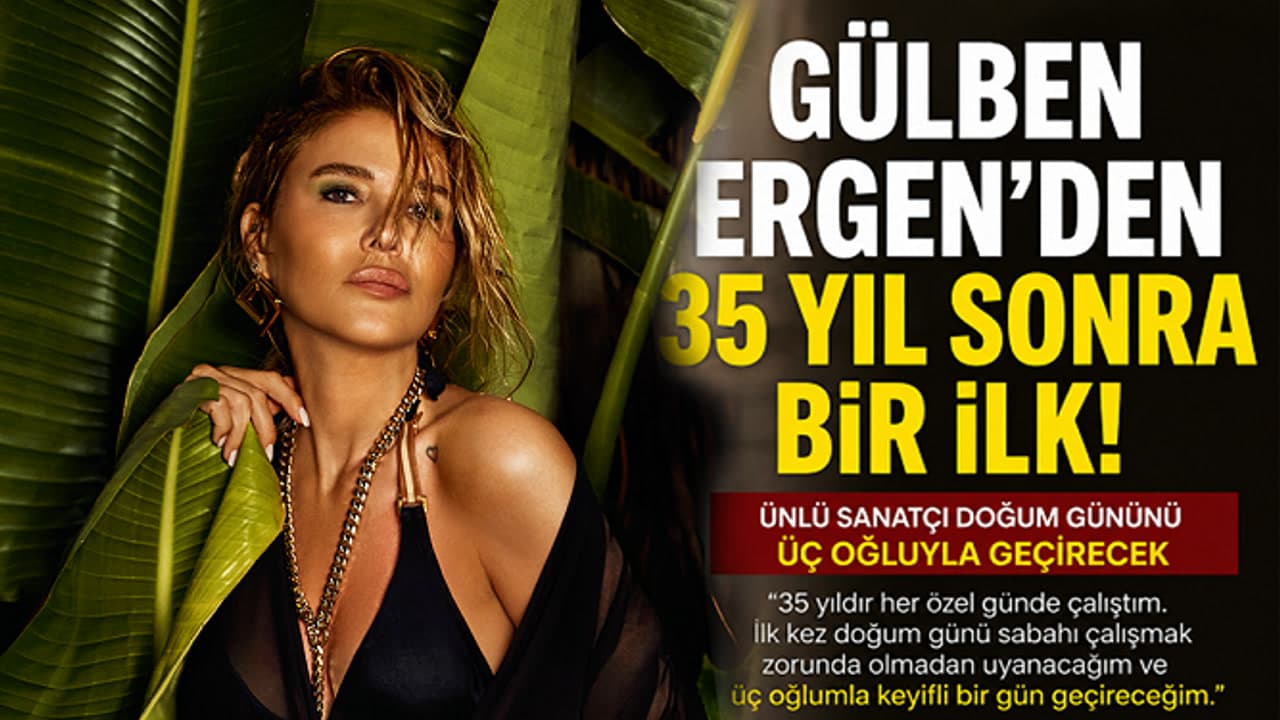 Gülben Ergen’in güncel bir tanıtım karesi