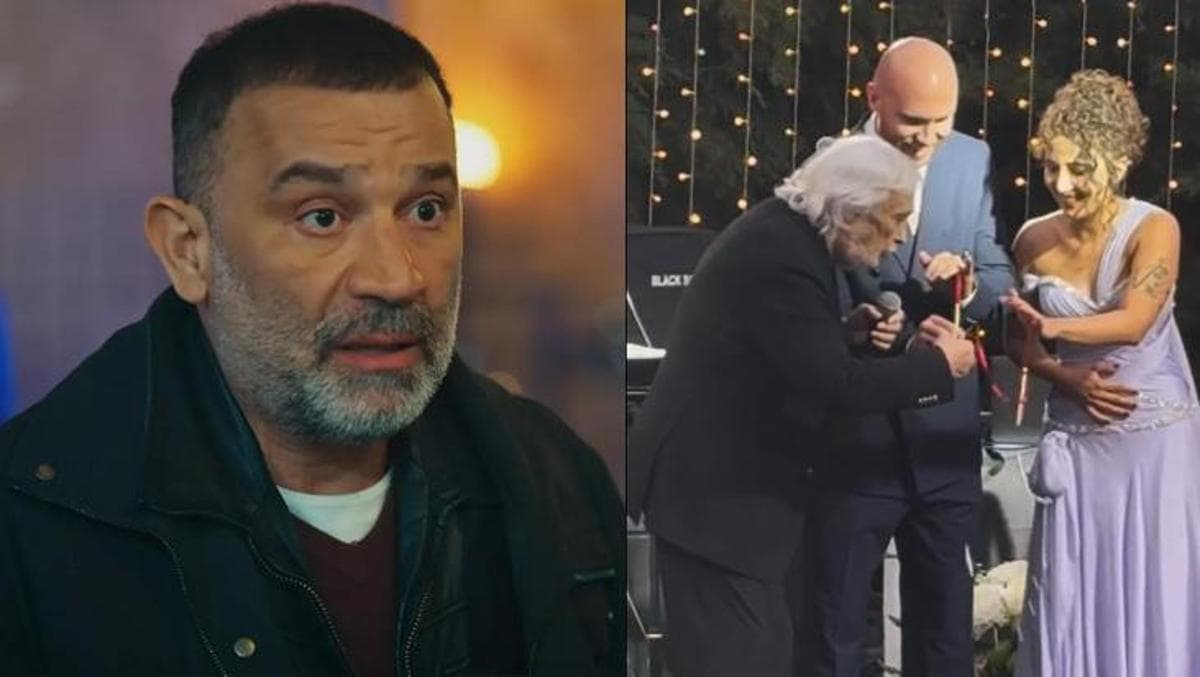 Şevket Çoruh nişan törenine katıldığı sırada duygusal bir anında