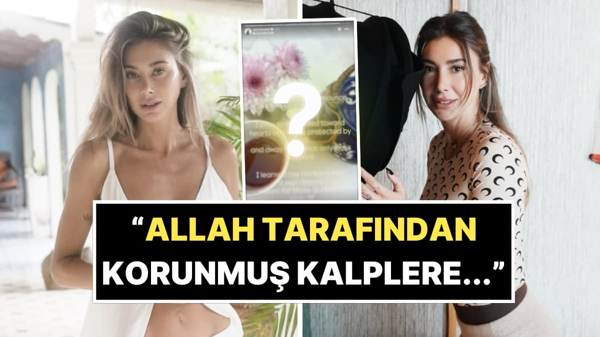 Şeyma Subaşı'nın sosyal medya paylaşımlarından bir kare