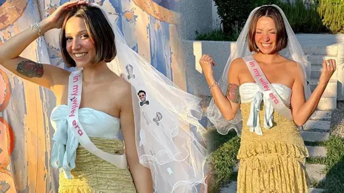 Zeynep Bastık'ın bekarlığa veda partisinden 'in my wifey era' yazılı sashla paylaştığı kareler